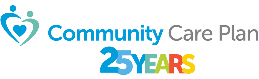 Community Care Plan logo 25 years serving our community